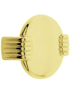 Round Deco Drawer Pull – 1 1/2″ Center to Center  |  Pulls Knobs & Pulls Polished Nickel/Un-Lacquered Brass