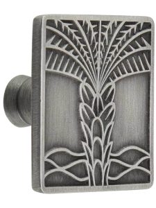 Royal Palm Cabinet Knob  |  Knobs Knobs Antique Brass/Antique Pewter