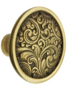 Saddleworth Cabinet Knob – 1 3/8″ Diameter  |  Knobs Knobs Antique Brass/Antique Copper/Antique Pewter/Brite Nickel