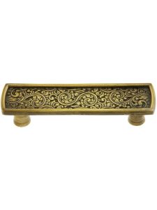 Saddleworth Drawer Pull – 3″ Center to Center  |  Pulls Knobs & Pulls Antique Brass/Antique Copper/Antique Pewter/Brite Nickel