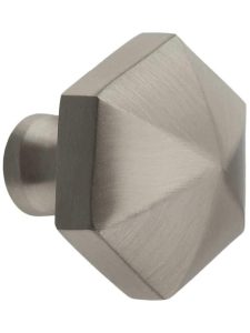 Solid Brass Hexagonal Knob – 1 1/4″ Diameter  |  Knobs Knobs Dark Oil Rubbed Bronze/Polished Chrome/Polished Nickel/Satin Brass/Satin Nickel