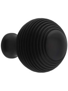 Solid-Brass Reeded Round Knob – 1 1/4″ Diameter  |  Knobs Knobs Dark Oil Rubbed Bronze/Polished Chrome/Polished Nickel/Satin Brass/Satin Nickel