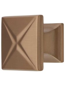 Southport Square X Knob – 1 3/8″ Square  |  Knobs Knobs Ancient Bronze/Brushed Bronze/Polished Nickel/Satin Nickel