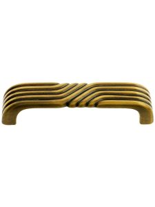 Streamline Deco Pull in Antique-By-Hand – 3 1/2″ Center to Center  |  Pulls Knobs & Pulls Pulls