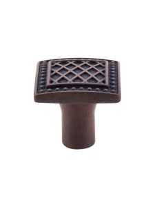 Trevi Square Knob – 1 1/4″ Square  |  Knobs Knobs Antique Pewter/German Bronze/Patina Rouge/Polished Nickel/Tuscan Bronze