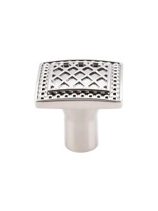 Trevi Square Knob – 1 1/4″ Square  |  Knobs Knobs Antique Pewter/German Bronze/Patina Rouge/Polished Nickel/Tuscan Bronze