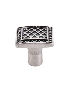 Trevi Square Knob – 1 1/4″ Square  |  Knobs Knobs Antique Pewter/German Bronze/Patina Rouge/Polished Nickel/Tuscan Bronze