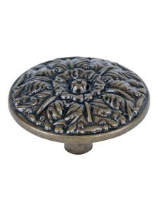 Tuscan Decorative Knob  |  Knobs Knobs Aged Bronze/Antique Pewter/Burnished Bronze/Rust/Venetian Bronze