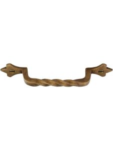 Twist Bronze 5 5/8-Inch Cabinet Pull  |  Pulls Knobs & Pulls Dark Bronze/White Bronze/White Medium Bronze