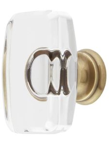 Windsor Crystal-Glass Cabinet Knob – 1 5/8″ x 1 1/8″  |  Knobs Knobs Antique Brass/Antique Pewter/Matte Black/Oil-Rubbed Bronze/Polished Brass/Polished Chrome/Polished Nickel/Satin Brass/Satin Nickel