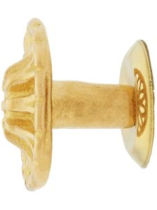 Cast Brass Ornate Cabinet Knob – 1 1/4″ Diameter  |  Knobs Knobs Antique Brass/Un-Lacquered Brass