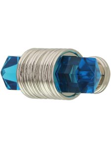 Chrysalis Cerulean Blue Glass T-Knob – 1 7/8 X 3/4-Inch  |  Knobs Knobs Knobs