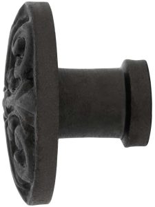 Gaios Cast-Iron Cabinet Knob – 1 1/2″ Diameter  |  Knobs Knobs Antique Iron/Matte Black