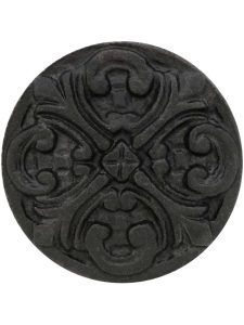 Gaios Cast-Iron Cabinet Knob – 1 1/2″ Diameter  |  Knobs Knobs Antique Iron/Matte Black