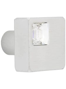 Legacy Corner Crystal Knob – 1″ Square  |  Knobs Knobs Knobs