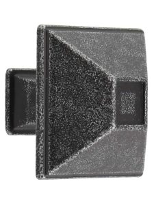 Tahoe Rustic Cabinet Knob – 1 1/4″ Square  |  Knobs Knobs Black/Distressed Antique Silver/Distressed Oil Rubbed Bronze