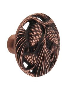 Cones & Boughs Cabinet Knob  |  Knobs Knobs Antique Brass/Antique Copper/Antique Pewter